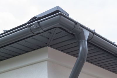 Close-up of Gutter Cover Materials